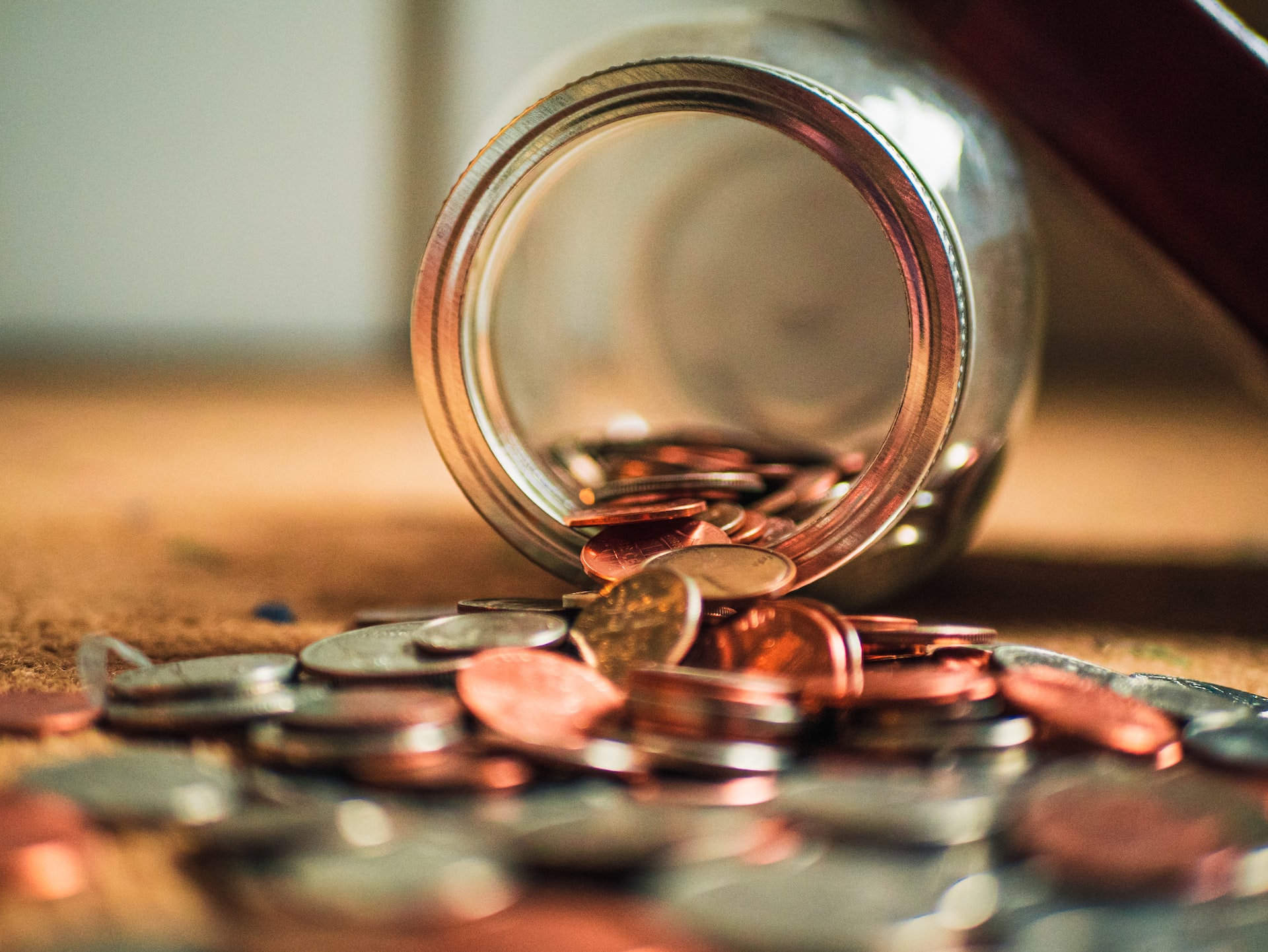 Jar of coins