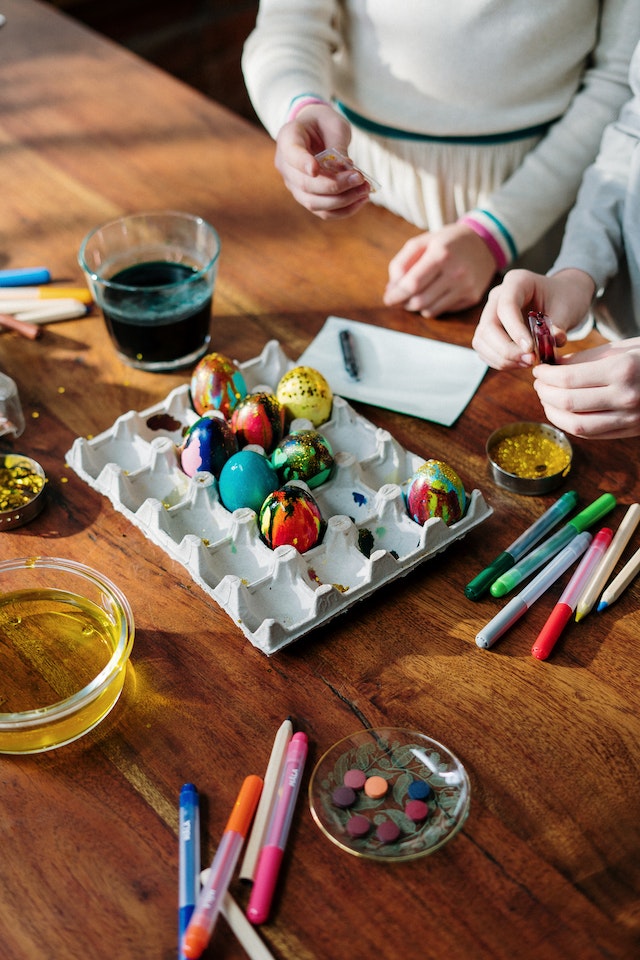 Easter egg decor