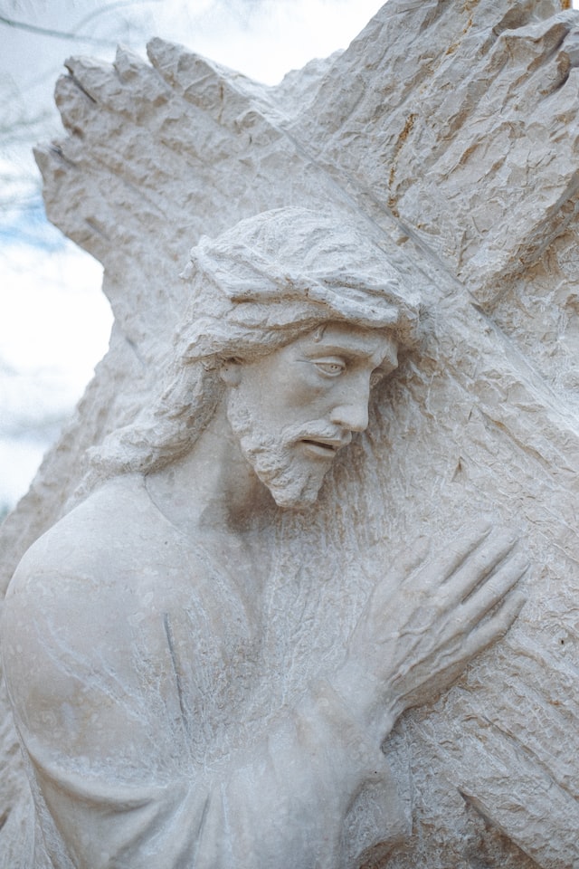church sculpture of easter