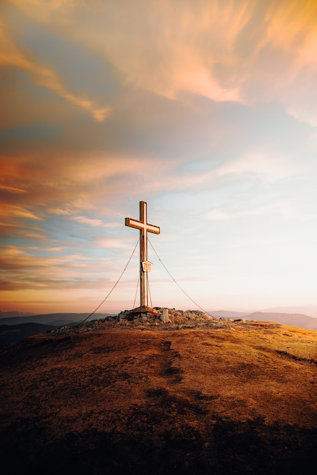 cross on a hill
